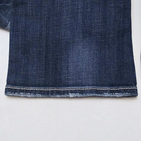 MISS ME Distressed Saddle Stitch Border Bootcut Jeans Flap Pockets JPS501416R - Picture 7 of 11